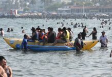 Alta afluencia en playas, centro histórico y ocupación hotelera al 100% en la ciudad de Veracruz