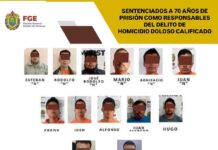 Justicia para las víctimas: Fiscalía de Veracruz logra condena de 70 años de prisión contra 13 responsables de multihomicidio en el sur del Estado