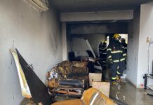 Atienden Bomberos y PC municipal incendio en Dream Lagoons