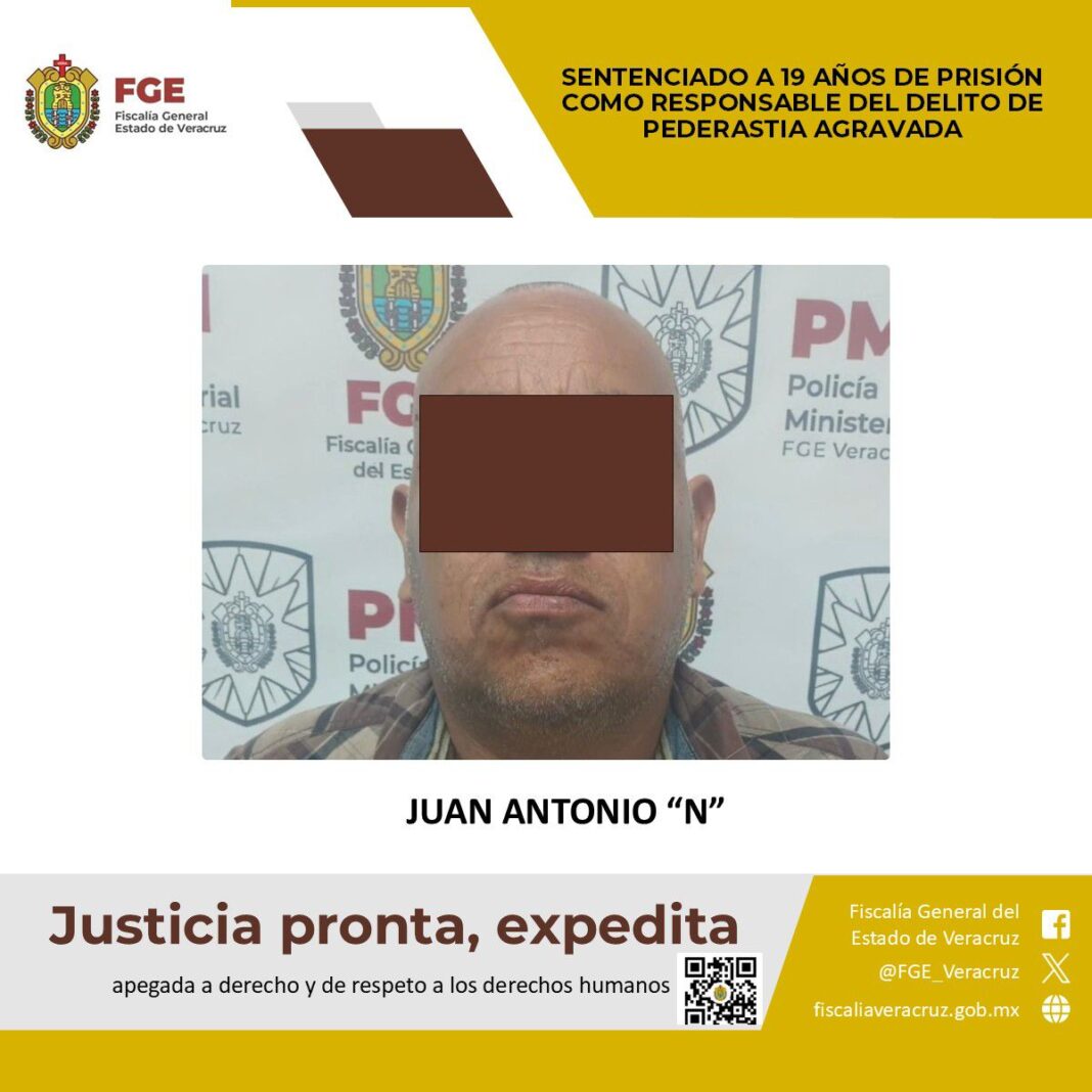 Cero tolerancia a la agresión contra menores: le dan 19 años de prisión a pederasta en Xalapa Cero tolerancia a la agresión contra menores: le dan 19 años de prisión a pederasta en Xalapa