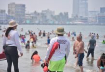 Refuerza Ayuntamiento de Veracruz seguridad en playas durante Semana Santa