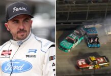 Frankie Muniz choca en NASCAR y queda fuera de la carrera en Bristol