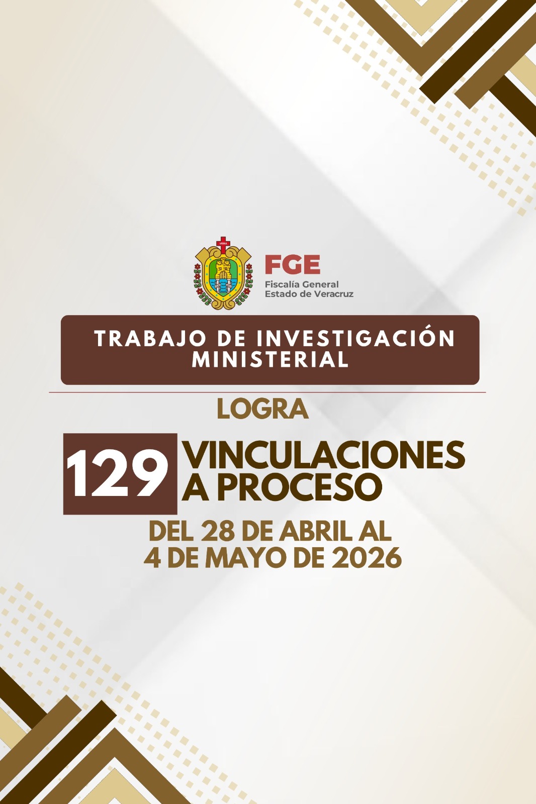 Logra FGE 129 vinculaciones por delitos de alto impacto Logra FGE 129 vinculaciones por delitos de alto impacto