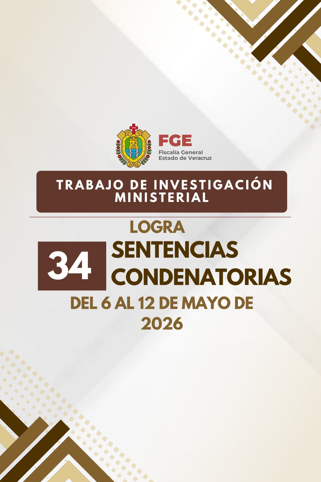 En una semana, FGE de Veracruz logra 34 sentencias contra generadores de violencia En una semana, FGE de Veracruz logra 34 sentencias contra generadores de violencia