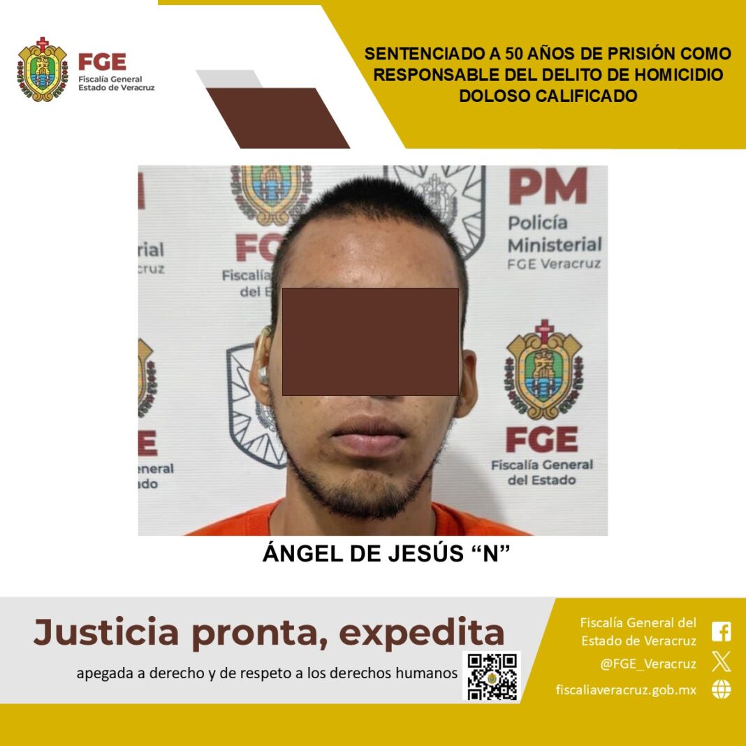 Dictan 50 años de prisión a homicida en Tierra Blanca dentro de un total de 51 sentencias logradas en una semana Dictan 50 años de prisión a homicida en Tierra Blanca dentro de un total de 51 sentencias logradas en una semana