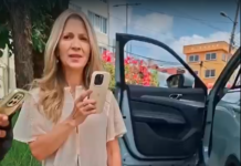 Captan discusión entre Ana Mirian Ferráez y motociclista tras choque en Xalapa