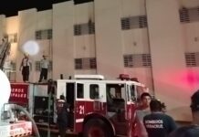 Bomberos y Protección Civil Municipal de Veracruz controlan siniestro en Escuela Náutica Mercante; evacúan 82 personas