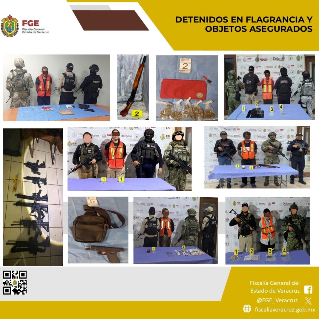 Cateos desarticulan focos de criminalidad en Veracruz; 29 detenidos tras 34 diligencias en 25 municipios Cateos desarticulan focos de criminalidad en Veracruz; 29 detenidos tras 34 diligencias en 25 municipios
