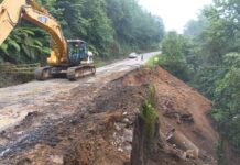 Avanza SICT en la reconstrucción del camino Paraje–Zontecomatlán–Huayacocotla afectado por lluvias