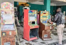 14 máquinas tragamonedas fueron aseguradas durante cateo en establecimiento en el puerto de Veracruz