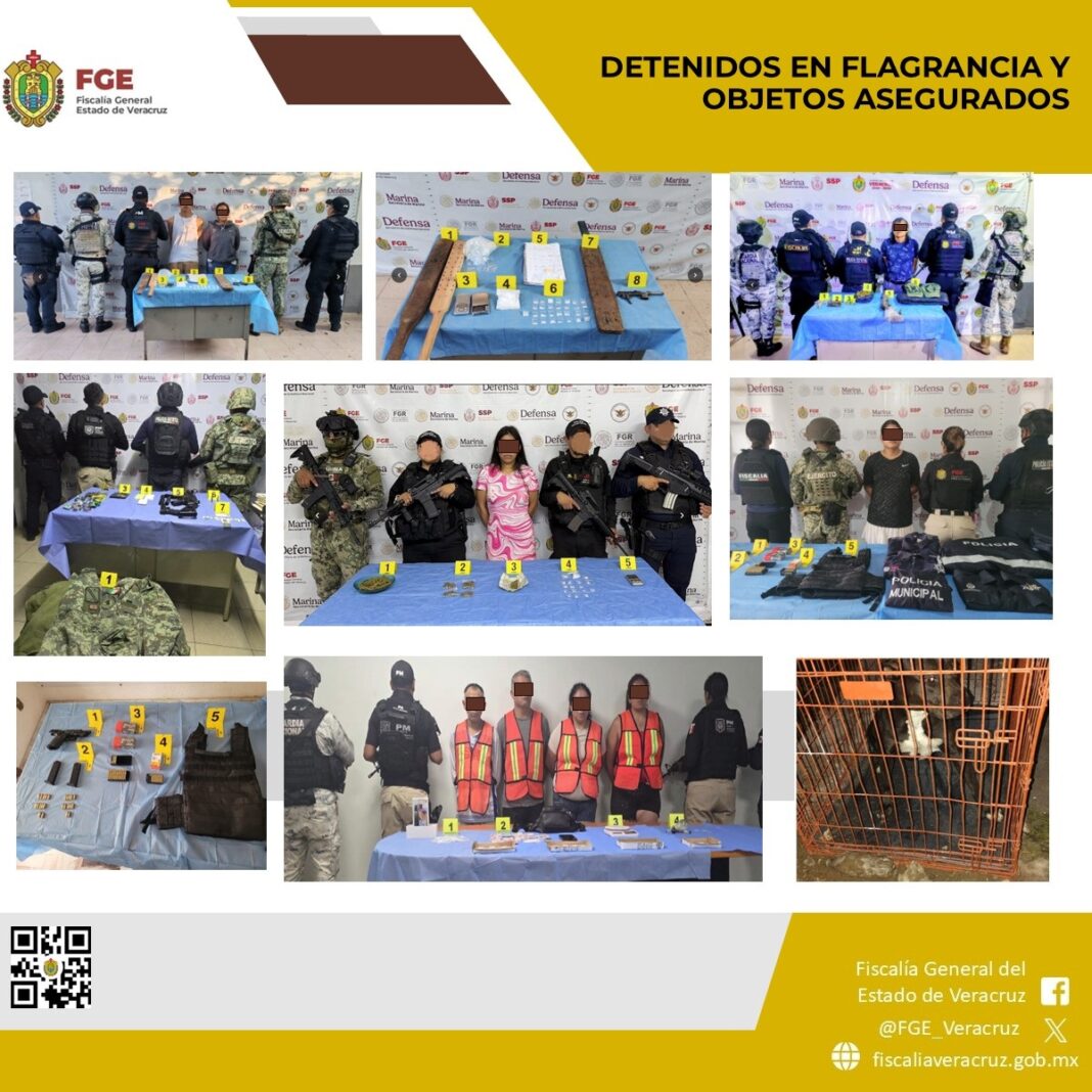 Cateos desarticulan focos de criminalidad en Veracruz; 32 detenidos tras 33 diligencias en 27 municipios Cateos desarticulan focos de criminalidad en Veracruz; 32 detenidos tras 33 diligencias en 27 municipios