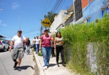 En territorio, Daniela Griego atendió demandas ciudadanas en el Infonavit Sumidero