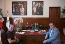 Nahle fortalece coordinación en Sedecop con reunión de trabajo entre Pérez Astorga y «Tato» Vega