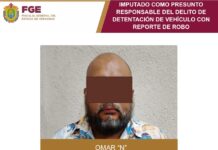 Prisión preventiva a presunto responsable de conducir un vehículo con reporte de robo en Córdoba