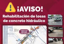 Inicia esta noche rehabilitación de losas de concreto en avenida Antonio Chedraui Caram