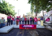 Daniela Griego da banderazo de obra en la avenida Ruiz Cortines, favorecerá la movilidad de las familias