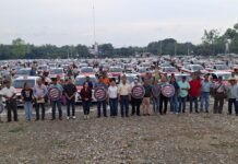 Histórico apoyo municipal a taxistas en Álamo Temapache