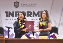Tribunal Superior de Justicia de Veracruz presenta su Primer Informe de Resultados 2025-2026