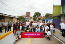 Tras gestiones vecinales en el Día del Pueblo, Daniela Griego entrega obra en la colonia Azteca