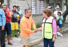 Supervisa Rosa María limpieza de la Laguna de Lagartos, que permitirá mejorar el flujo del agua de lluvia