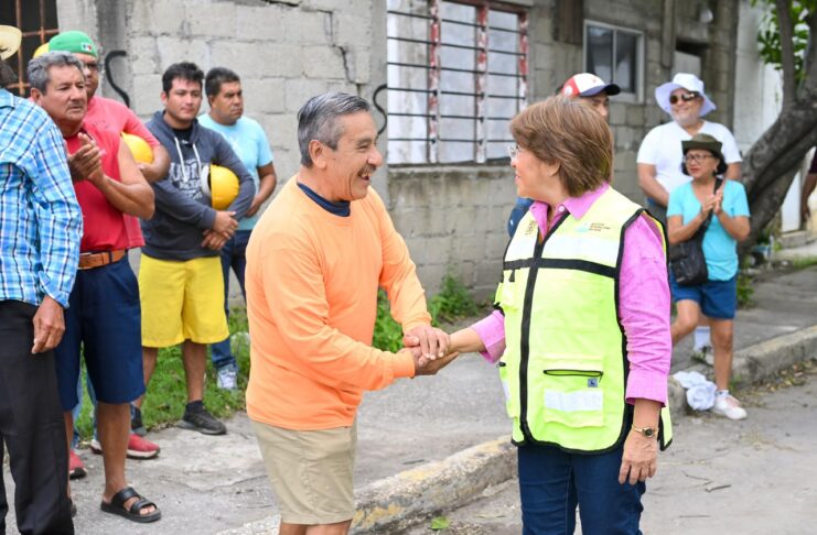 Supervisa Rosa María limpieza de la Laguna de Lagartos, que permitirá mejorar el flujo del agua de lluvia