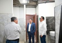 Supervisa presidente de la Jucopo trabajos de mantenimiento al inmueble del Congreso