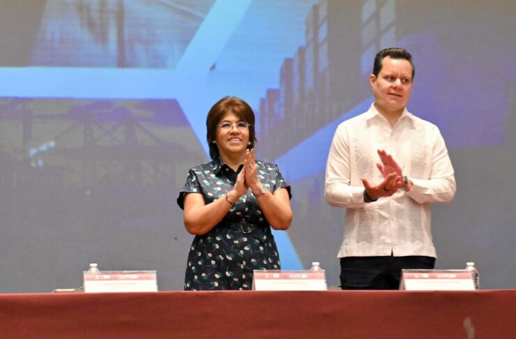 Propone Rosa María Red de Ciudades Portuarias del estado de Veracruz para fortalecer la economía