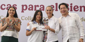 Gracias a las Becas para el Bienestar cerca de 400 mil jóvenes estudiarán preparatoria: presidenta